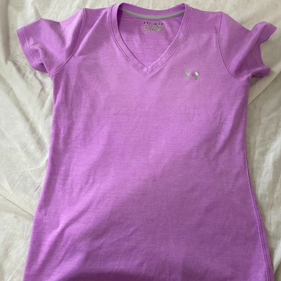 Under Armour Purple Workout T-Shirt. - Picture 1 of 2